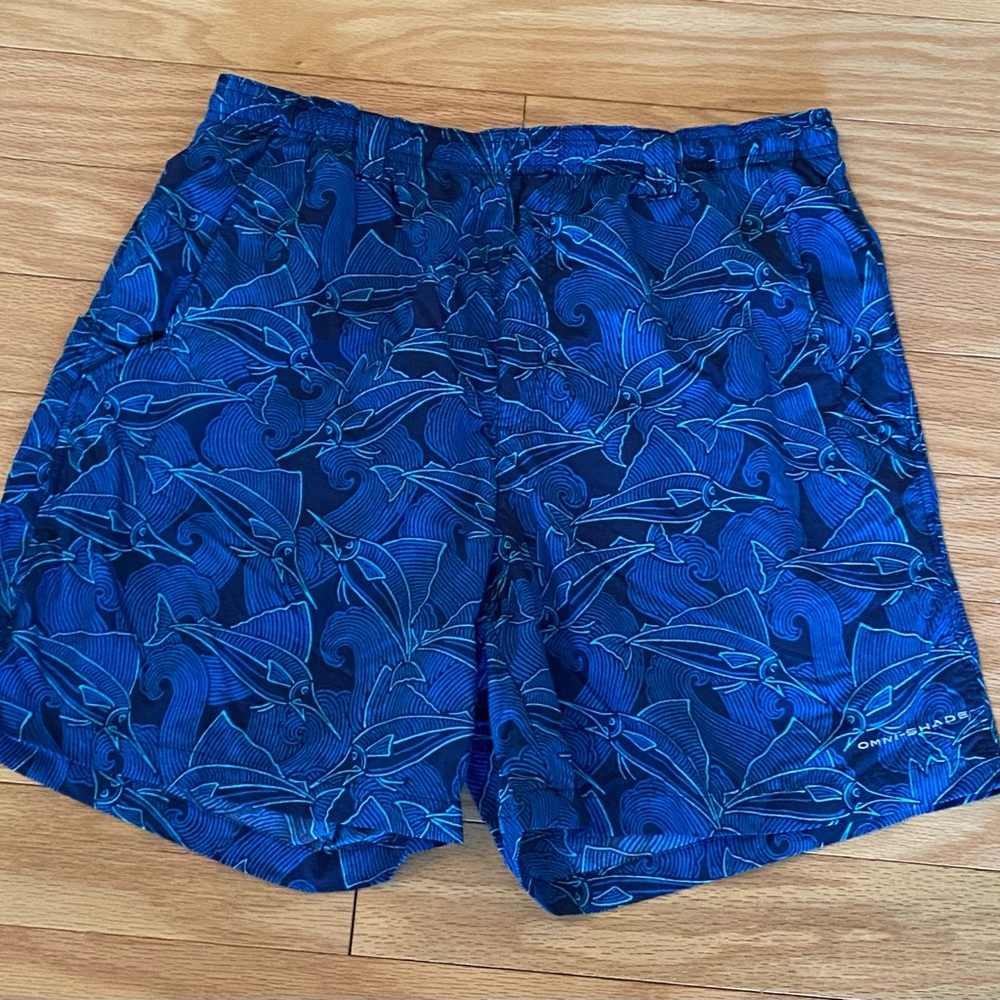 Columbia PFG Super Backcast Water Short Swim Trunk Lined Men’s size Medium Fish - Picture 4 of 10